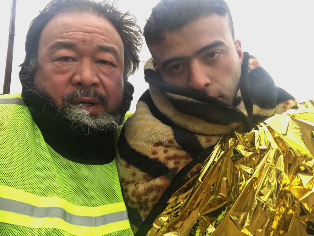 Director Ai Weiwei in HUMAN FLOW, an Amazon Studios release. Photo Courtesy of Amazon Studios.