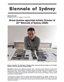 Biennale of Sydneyの公式サイトから