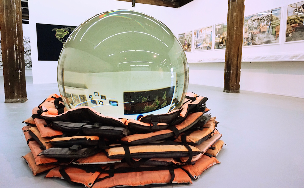 'Crystal Ball' by Ai Weiwei, at 21st Biennale of Sydney (2018). Photo: HeapsArt