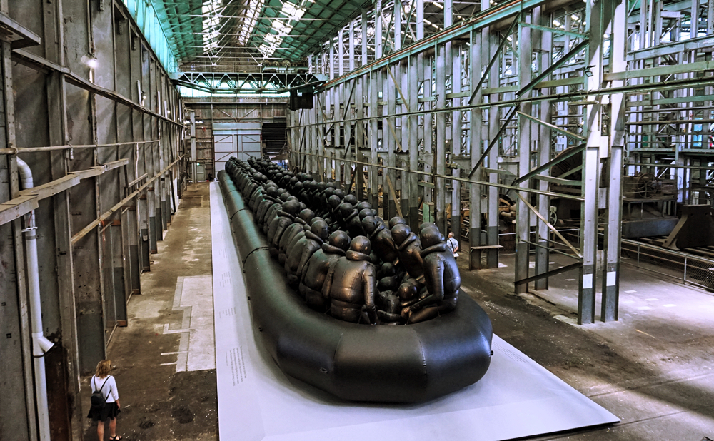 'Law of the Journey, 2017' by Ai Weiwei, at 21st Biennale of Sydney (2018). Photo: HeapsArt