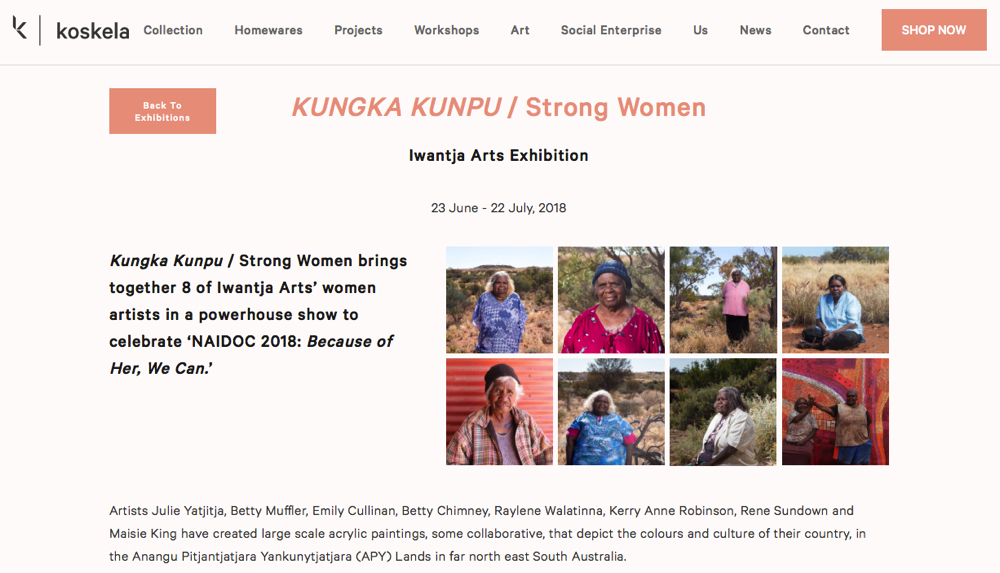 20180718.HeapsArt.NAIDOC art exhibition at Koskele