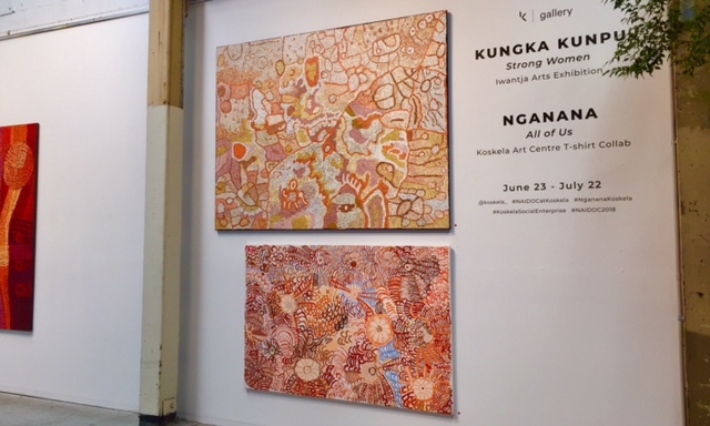 20180718.HeapsArt.NAIDOC art exhibition at Koskele