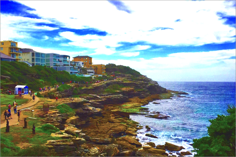 Coastal Walk - Tamara Beach side by HeapsArt