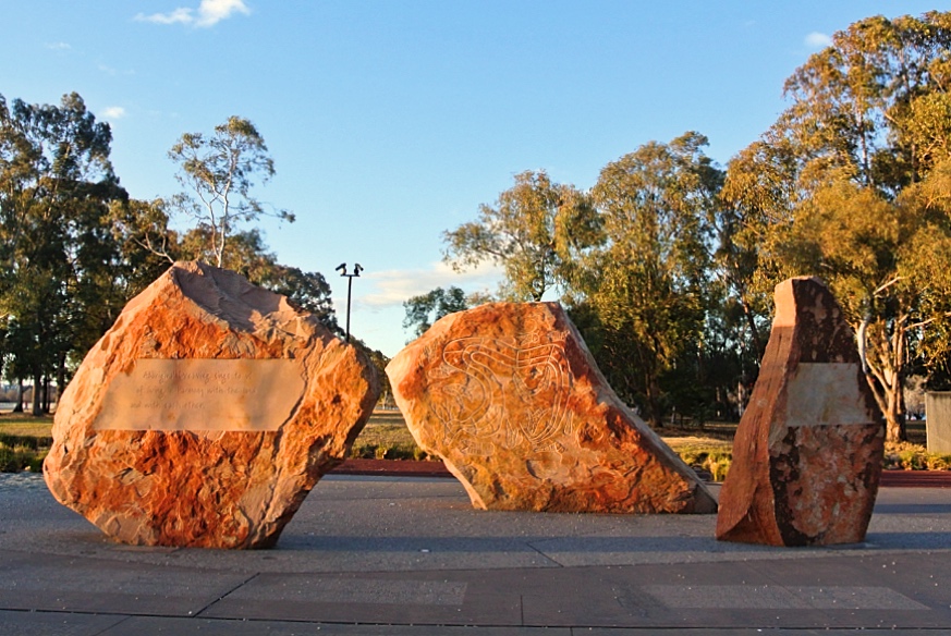Public art in Reconciliation Place / Image: 恵啓