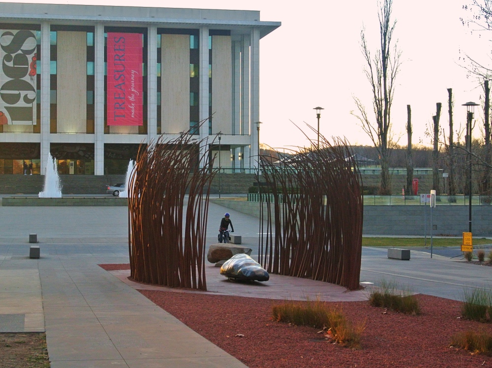 Public art in Reconciliation Place / Image: 恵啓